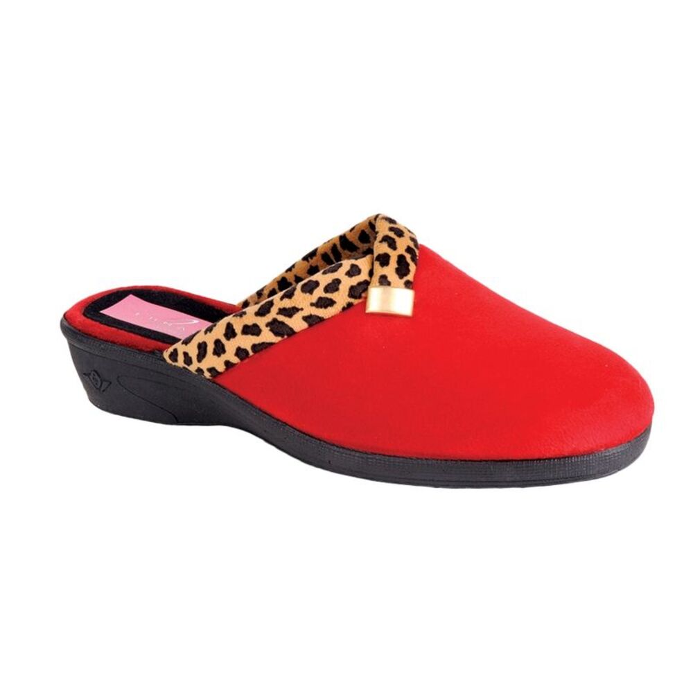 Lunar Womens/Ladies Michelle Slippers / Red